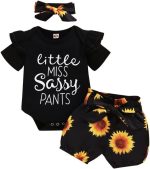 Aoswep Baby Girl Clothes Infant Newborn Girl Outfits Summer Clothes Romper Short